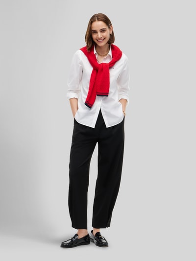 Tommy Hilfiger Barrel Fit Bundfaltenhose mit Viskose-Anteil Black 1