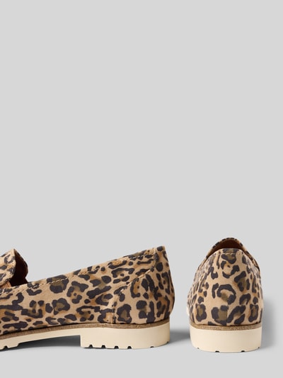 Produktfoto, Slipper mit Animal Print von Tamaris, efekt: wzór na całej powierzchni, nosek buta zaokrąglony, obcas słupek, bez zapięcia, podeszwa wyprofilowana