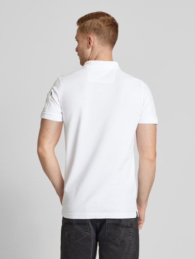 PME Legend Poloshirt mit Label-Detail Weiss 5