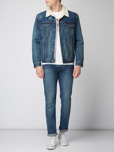 Levi's® Sherpa Trucker Jacket mit Teddyfutter Jeansblau 1