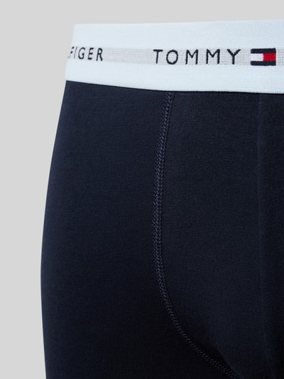 Tommy Hilfiger Obcisłe bokserki z detalami z logo w zestawie 3 szt. Czarny 2