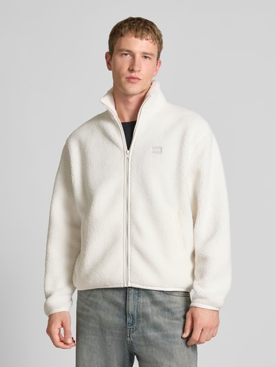Tommy Jeans Relaxed Fit Jacke mit Teddyfell Offwhite 4