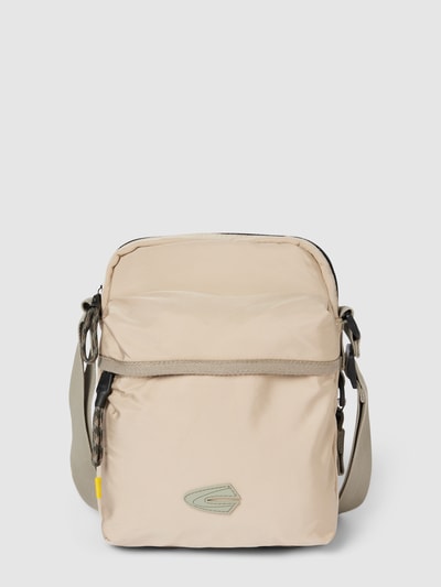 camel active Umhängetasche mit Logo-Badge Modell 'Terra' Beige 2