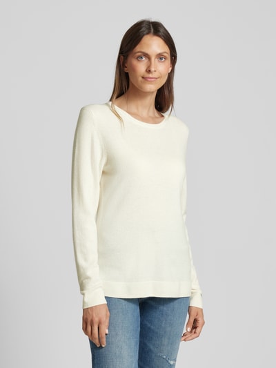 (The Mercer) N.Y. Kaschmirpullover mit Rundhalsausschnitt Ecru 4