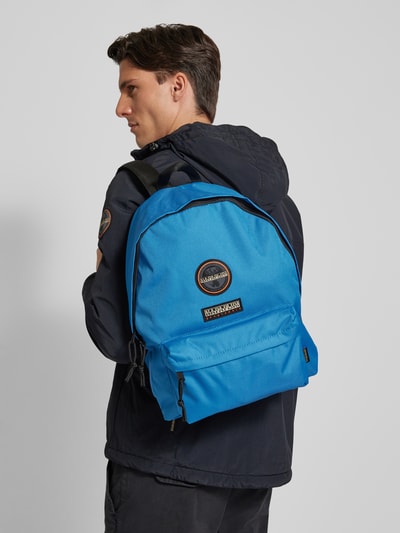 Napapijri Rucksack mit Label-Badges Modell 'VOYAGE 3' Blau 1