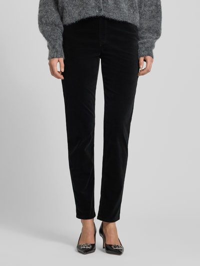 Marc Cain Stoffhose mit elastischem Logo-Bund Black 4