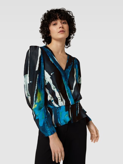 DKNY Blouseshirt met volants Zwart - 3