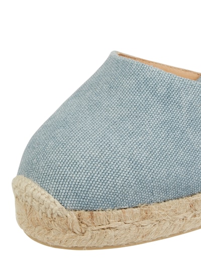 Castañer Wedges van textiel, model 'Carina' Blauw - 2