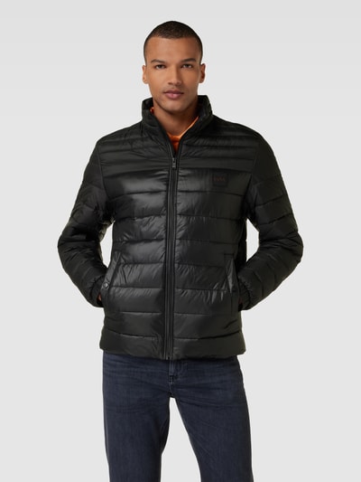 BOSS Orange Steppjacke mit Stehkragen Modell 'Oden' Black 4