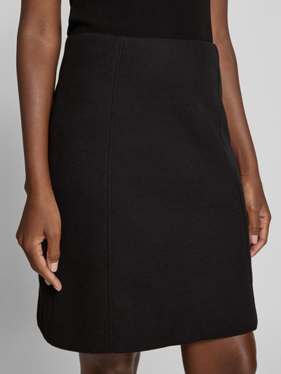 Christian Berg Woman Knielange rok met naadritssluiting Zwart - 3