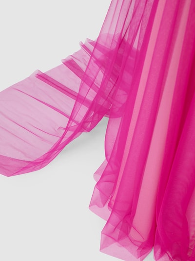 Vera Wang Bride Abendkleid mit Spaghettiträgern Modell 'Manuela' Fuchsia 6