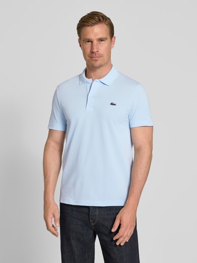 Lacoste Regular Fit Poloshirt aus Baumwoll-Mix Hellblau 4