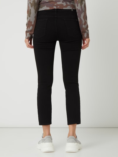 7 For All Mankind Slim Fit Jeans mit Lyocell-Anteil Modell 'Roxanne' Black 5