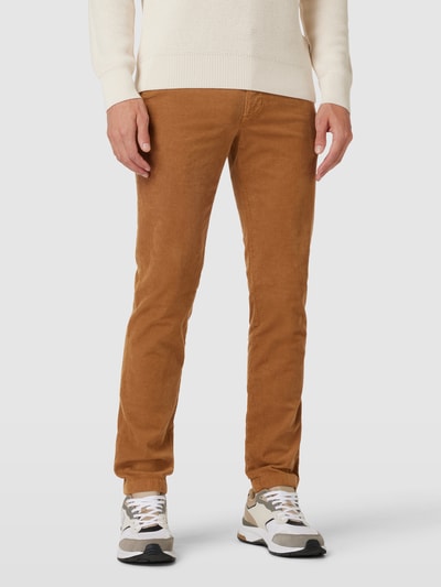 Tommy Hilfiger Chino in corduroy look, model 'BLEECKER' Kaki - 4