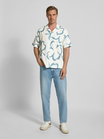 Armedangels Relaxed Fit Freizeithemd aus Lyocell-Baumwoll-Mix Hellblau 1