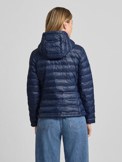 Blauer USA Steppjacke mit Zweiwege-Reißverschluss Modell 'ELLIS' Marine 5