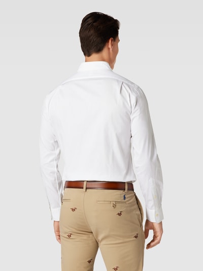 Polo Ralph Lauren Slim fit vrijetijdsoverhemd met labelstitching Wit - 5