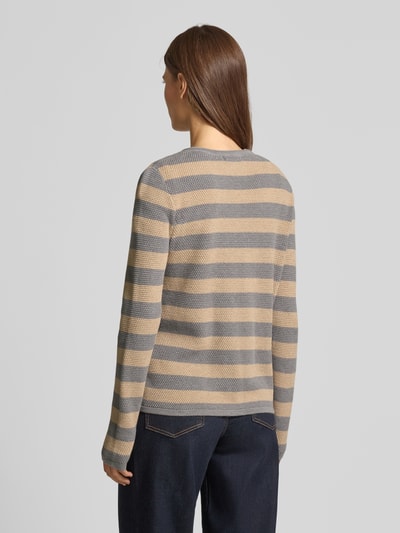 Christian Berg Woman Kurtka z dzianiny z listwą guzikową Średnioszary melanż 5