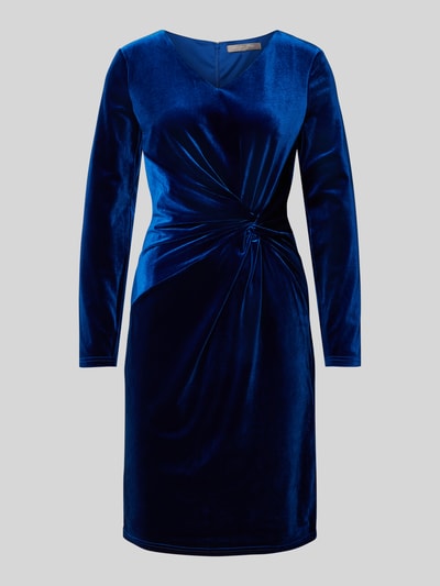 Christian Berg Woman Selection Knielanges Kleid mit Knoten-Detail Blau 2