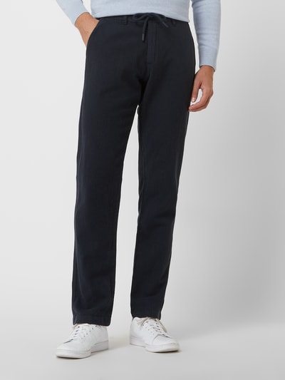 MCNEAL Regular fit broek van linnenmix Marineblauw - 4