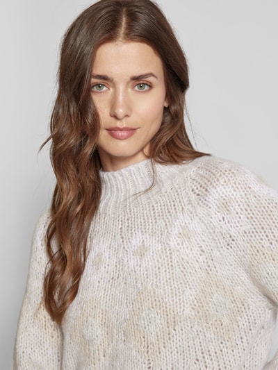 Hemisphere Kasjmier pullover met turtleneck Beige - 3