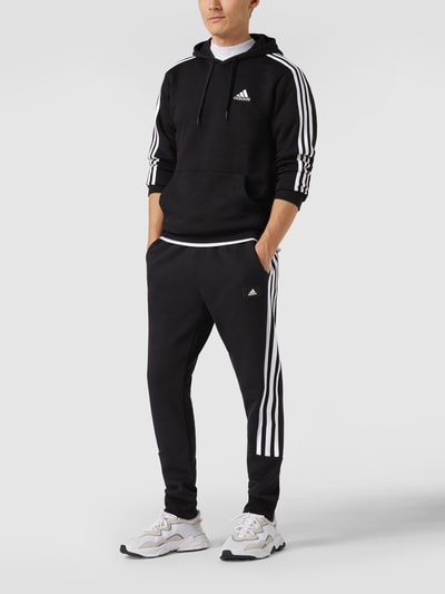 ADIDAS SPORTSWEAR Hoodie mit Label-Streifen Black 1