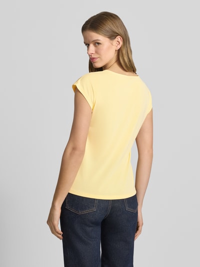 ONLY Loose Fit T-Shirt aus Modal-Mix Modell 'FREE' Hellgelb 5