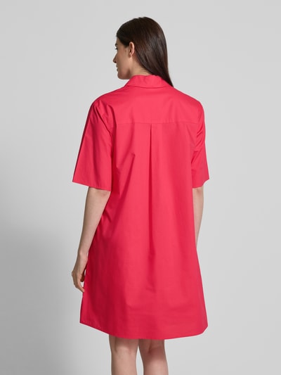 Christian Berg Woman Knielange overhemdjurk met 1/2-mouwen Fuchsia - 5