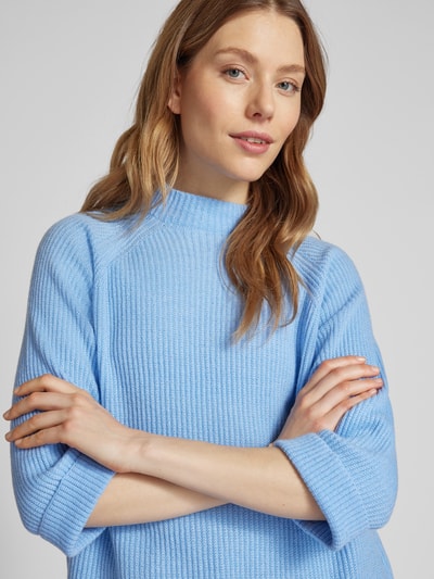 Someday Strickpullover mit Turtleneck Modell 'Tijoulie' Bleu 3