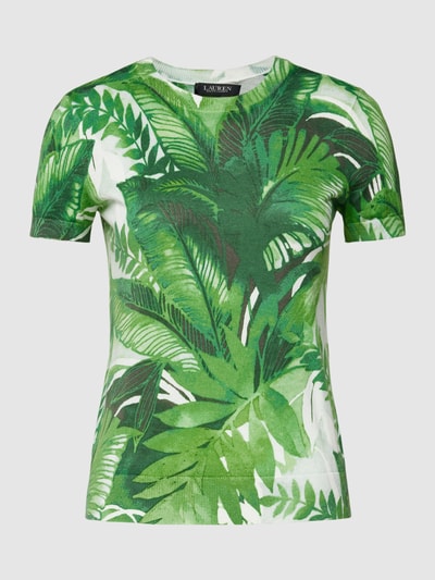 Lauren Ralph Lauren T-Shirt mit floralem Allover-Muster Gruen 2