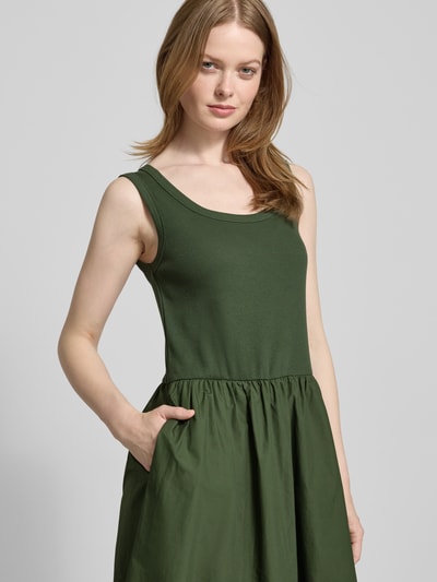 Soyaconcept Midikleid mit Raffungen Modell 'RACHELLE' Dunkelgruen 3