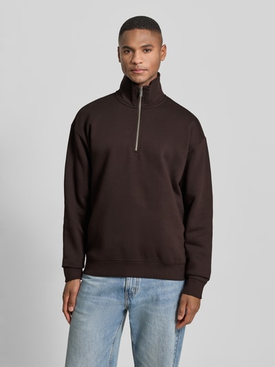 MCNEAL Sweatshirt mit Stehkragen Schoko 4