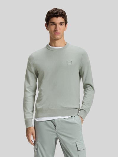 BOSS Orange Regular Fit Pullover aus Baumwoll-Kaschmir-Mix MODELL 'KANOVANO' Mint 4