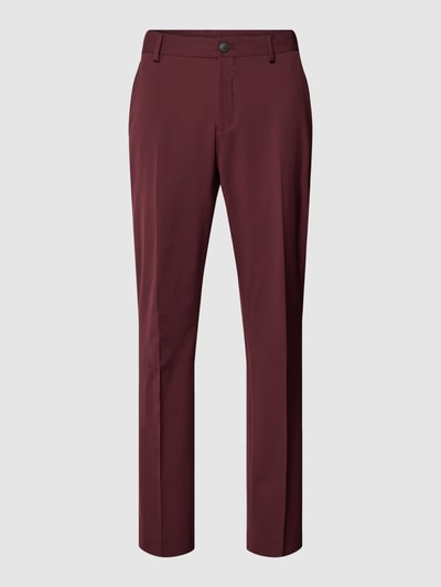 SELECTED HOMME Pantalon met persplooien, model 'LIAM' Bordeaux - 2