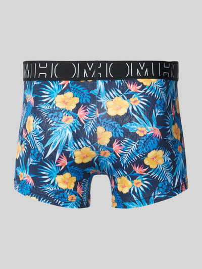 HOM Boxershort met elastische band in een set van 3 stuks Marineblauw - 3