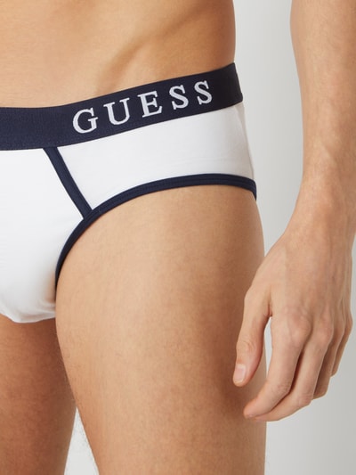 Guess Slip met stretch in set van 3 stuks  Blauw - 6