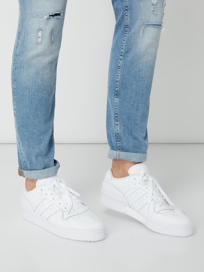 adidas Originals Sneaker aus Leder Modell 'Rivalry' Weiss 3