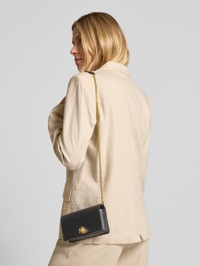 Lauren Ralph Lauren Crossbodytas van echt runderleer met logo-applicatie Zwart - 1