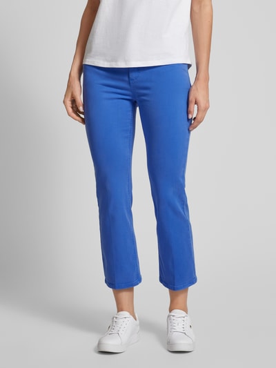 comma Casual Identity Broek met verkort model Blauw - 4