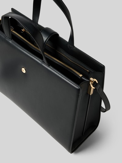 Tommy Hilfiger Schoudertas in leerlook, model 'HERITAGE SATCHEL' Zwart - 5