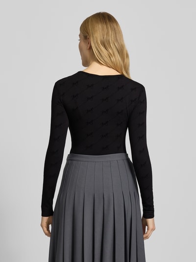 HUGO Slim Fit Body aus Baumwoll-Mix Modell 'LOKKY' Black 5