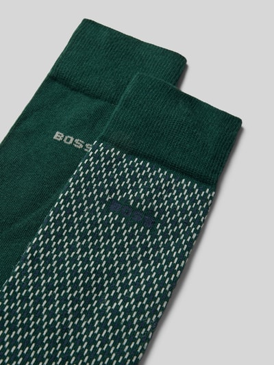 BOSS Socken mit Label-Detail im 2er-Pack Gruen 2