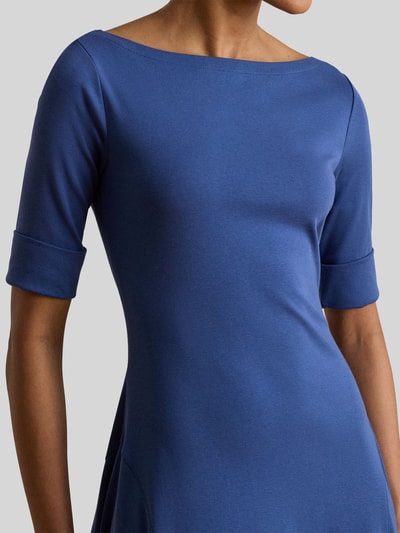Lauren Ralph Lauren Regular Fit Jersey-Kleid aus Baumwoll-Mix Modell 'MUNZIE' Blau 3