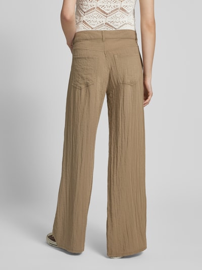 WEEKDAY Stoffhose aus Viskose mit Gesäßtaschen Schlamm 5