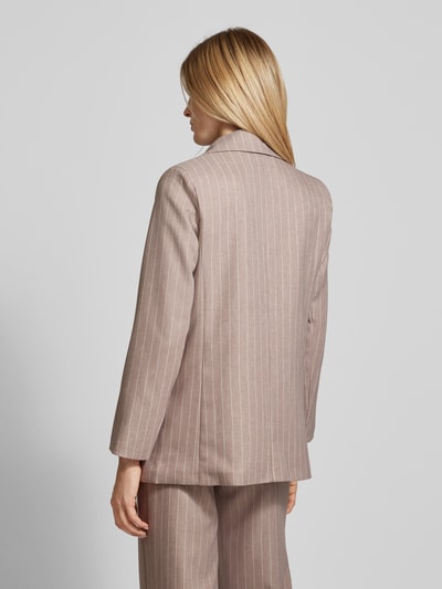 Be Pure Dutch Blazer met reverskraag Taupe - 5