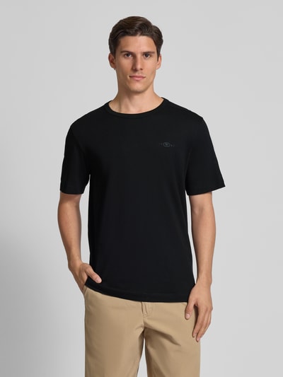Tom Tailor Regular Fit T-Shirt aus reiner Baumwolle Black 4
