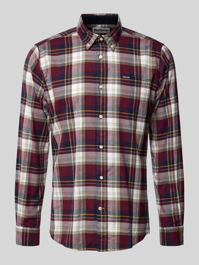 Barbour Tailored fit vrijetijdsoverhemd met button-downkraag Rood - 2