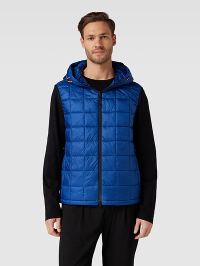 FIRE + ICE Bodywarmer met afneembare capuchon, model 'COLIM' Blauw - 4