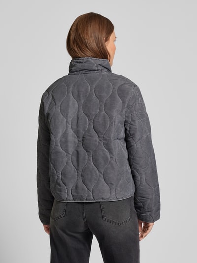 Vero Moda Boxy Fit Steppjacke mit Stehkragen Modell 'LEA' Anthrazit 5