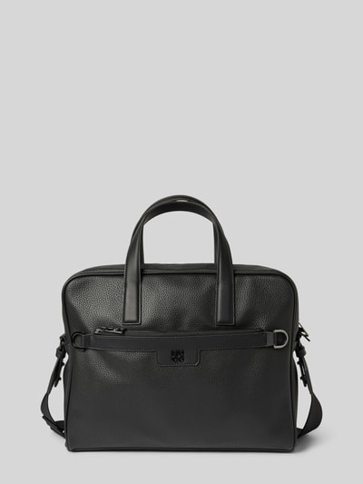 HUGO Laptoptasche mit Label-Detail Modell 'Nesh' Black 2